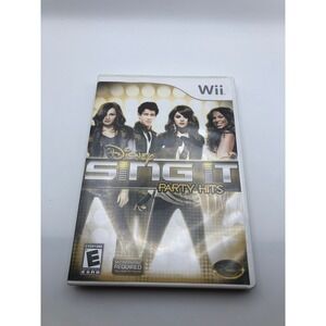 Disney Sing It Party Hits Wii Video Game Complete Disc Manual Case